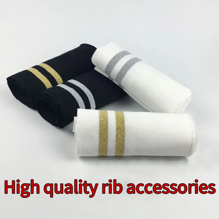 Polyester Rib Cuff Polyester Spandex Rib Fabric Cuff Collar Fabric For Sewing Winter ...