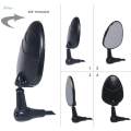 Bike Bicycle Flat Mirror Cycling Riding Helmet Mount Rearview Rear View Eyeglass. 
