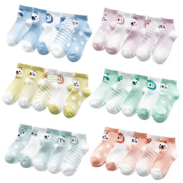 5Pairs/lot Toddler Baby Boy Socks Summer Mesh Thin Baby Socks for Girls Cotton Newborn Infant Baby Girl Socks Cheap StuffBasketball