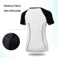 Women Workout T-shirt Raglan Short Sleeves Splicing O Neck Quick Dry Running Performance Exercise Gym Baselayer Sport Shirts Casual Tops. 