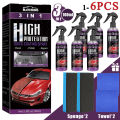 3 in 1 High Protection Quick Ceramic Coating Nano Spray Car Coating Wax Polishing Spray Plastic Refresh Fast Fine Scratch Repair. 