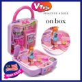 Doll Princess Play House on box Password HAND BAG Girl Kid Toy for Gift | Mainan princess rumah Beg Tangan. 