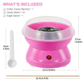 Cotton Candy Machine for Kids,Mini Electric Cotton Candy Maker with Splash-Proof Plate for Home Kids Party,US Plug. 