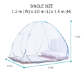 Full Cover Double Door Mosquito Net Foldable Self Standing Kelambu Nyamuk 2 Pintu Suitable for King Queen and Single Size Bed Bed Frame. 