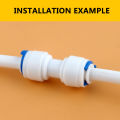 1/4tube quick coupling diameter 6.5MM straight Connector Family drink water RO filter reverse osmosis system 1544 Joint. 