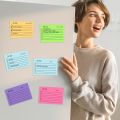 50Sheets/Book Memo Pads Portable Removable Record Candy Color Sticky Papers Memo Bookmark Self-stick Notes For Work. 