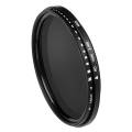 ND2 to ND400 Slim Fader Variable Adjustable ND Filter Optical Glass 37mm. 