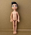 Male Doll Reborn Skin Nude Black Boy Brunette Ordinary 13cm Mini Kelly 5 Inch Small BJD 1/12 Toy Girl Blonde Black Hair. 