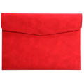 School Office Supplies Professional File Folder Filing Products Fashion Briefcase A4 Leather File Folder. 