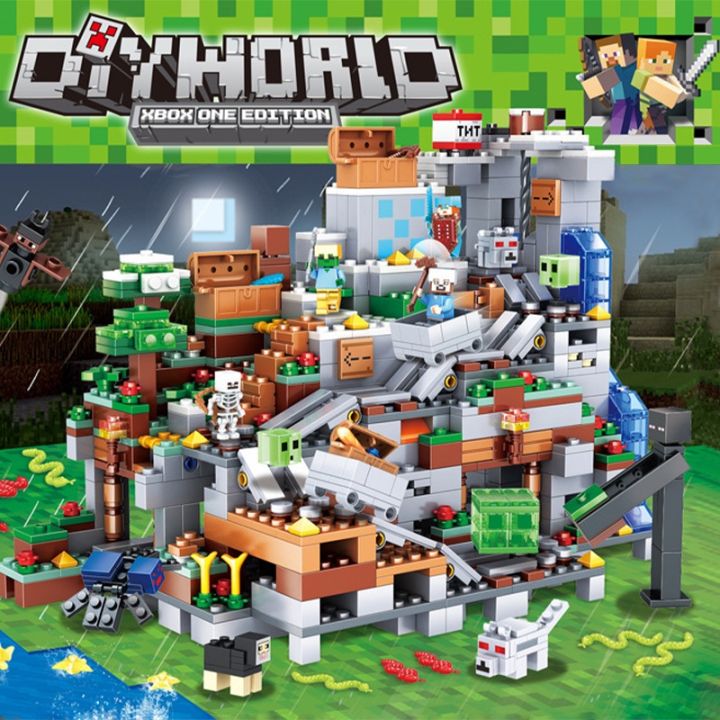 Kidlove%20Lego%20Minecraft%20Set%20The%20Jungle%20Tree%20House%20Zombie%20Figures%20Building%20Blocks%20Educational%20Toys%20for%20Boys%20Compatible%20with%20Lego%20-%20Image%208