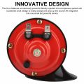 2X 300DB 12V Universal Electric Snail Train Horn Super Loud Waterproof Horns Siren for Motorcycle Car Truck SUV Boat. 