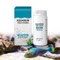 100PCS Water Test Strips Fish Tank Testing Strips Aquarium Testing Strips For Total Hardness Nitrite Nitrate Carbonate PH. 