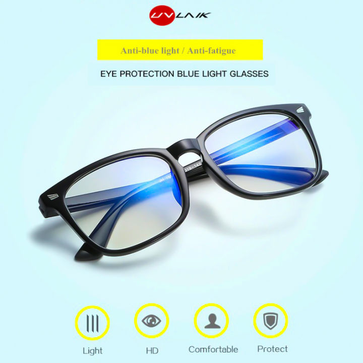 Anti%20Blue%20Ray%20Filter%20Computer%20Glasses%20Transparent%20Eyewear%20-%20Image%203