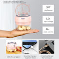 Mini Garlic Grinder Electric Garlic Chopper Cordless Food Fruit Vegetable Blender Kitchen Gadgets 100ML USB Rechargeable. 