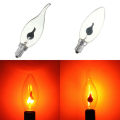 LED Flame Candle Light E27 E14 Edison Bulb 220V Retro Vintage Fire Lighting 3W Led Filament Lamp Decor Lighting 1Pcs. 