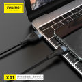 Foneng X51 1M Spiral Weaved Data Cable Fast 3A Quick Charge, Type-C - Durable Design for High-Speed Charging and Data Transfer. 