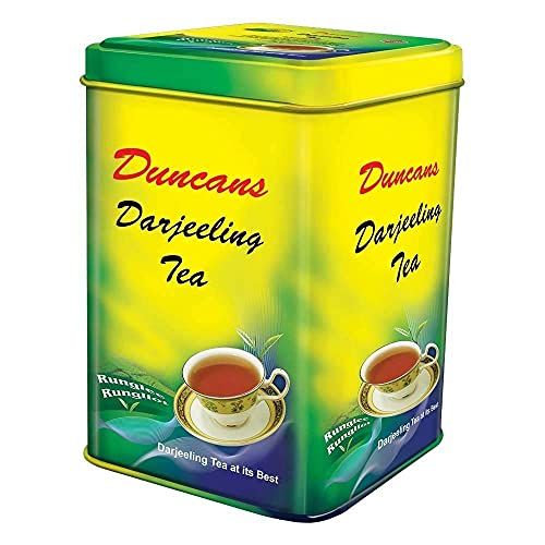 Duncans Darjeeling Tea, 100% Orthodox Tea in 250g Tin Caddy Pack ...