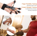 Silicone Grip Device Finger Exercise Stretcher Finger Gripper Strength Trainer Strengthen  Rehabilitation Training. 