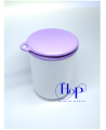 Plastic Container Cylinder Shape Stylus Lid Food Spices Storage. 