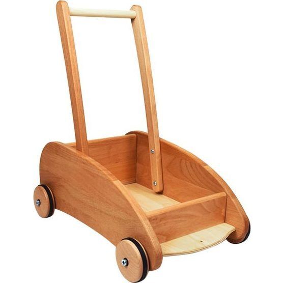 Wooden Baby Walker, Push and Pull Toy For Toddlers wooden walker can help your babies practice walking safety