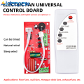 【FOOT SOFA】Original Aideepen Universal Fan Remote Control Modification Board Circuit Board Control Motherboard Optional red / yellow. 