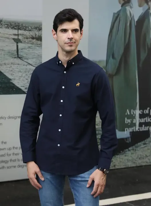 100%25%20cotton%20oxford%20men%20long%20sleeve%20shirt%20-%20Image%203