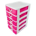 Mini Small Drawer Layer 5 In 1 blue / green / pink / orange / baby office drawer Set Plastic Colorful Storage Box For Medicine Stationery Items Cosmetics Money Jewelry & Other Small Items For Storing Purpose. 