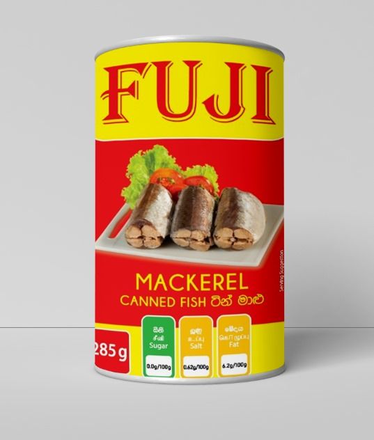 Fuji Mackerel Canned Fish (In water with salt added) 425G