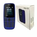 Nokia 105 Dual Sim 4th Edition With Warranty Feature Push button Phone 1.77" Display Battery Long Standby Flashlight Radio. 