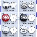 Car Wheel Center Hub Cap Cover Auto Emblem Badge Wheel Rim Hub Cap Trim Sticker Car Care Accessories For Toyota Crown Levin Corolla Vios Alpha CHR TRD Ioza Avalon RAV4 Camry Yaris. 
