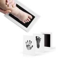 (New) newborn baby handprint footprint pad ink pad hand foot print pad easy to clean black. 