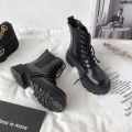 Ding Boots Internet Celebrity Same Style Single-Lining Boots for Female Students New Spring and Autumn Shoes 2024 Women's Breathable Autumn Women's Horse Boots 』. 