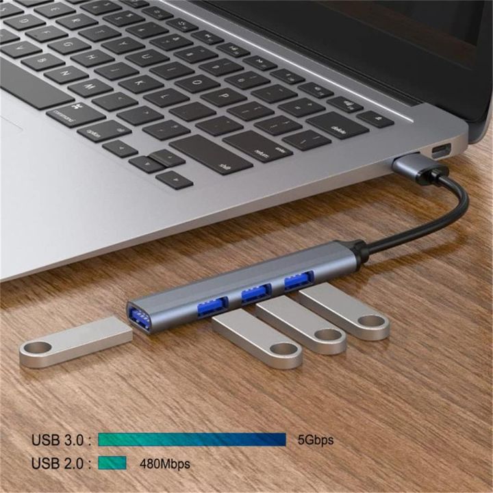 4%20In%201%20Multiport%20Type%20C%20hub%20USB%203.0%20to%204%20Ports%20USB%203.0%20Aluminum%20Alloy%20HUB%20Adapter%20for%20Computer%20Transfer%20Data%20USB%20HUB%20adapter%20-%20Image%208