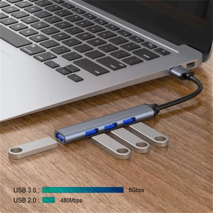 4%20In%201%20Multiport%20Type%20C%20hub%20USB%203.0%20to%204%20Ports%20USB%203.0%20Aluminum%20Alloy%20HUB%20Adapter%20for%20Computer%20Transfer%20Data%20USB%20HUB%20adapter%20-%20Image%208