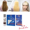 Pixel Hair Bleaching Powder 15g with Developer 12%  (very light blond or white color). 