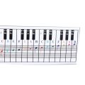 Suitable 61/88 Keys​ Piano Keyboard Chart​ ​Visual Tool​ Key Note Patterns​ ​Music Notes Reference Card​ ​Music Staff Board​ ​Piano Note Chart​ ​For Beginners. 
