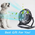 Portable Desk USB Silent Fan Cooler For Laptop Notebook PC Desktop Summer Cooling Fans 180 Degree Rotation 4 Blades USB Mini Fan. 