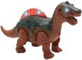 Electric Walking Dinosaur Toys Glowing Dinosaurs with Sound Animals Model for Kids Children Interactive Gift. 