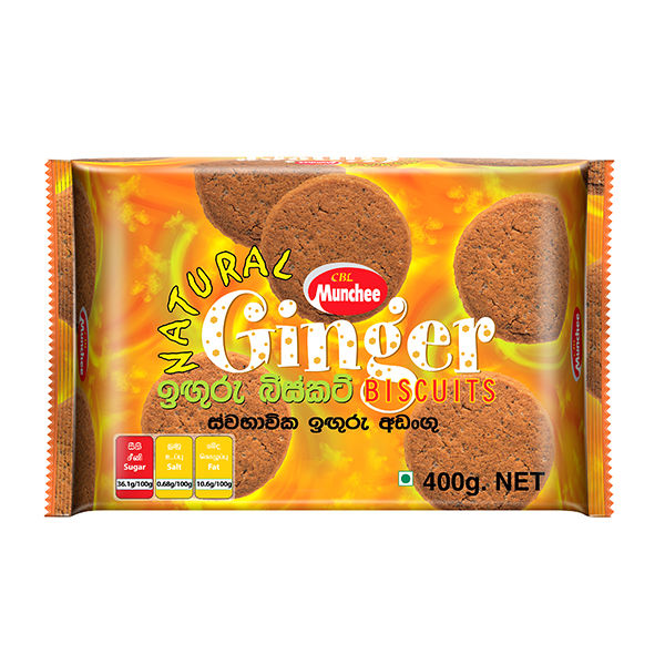 Munchee Ginger Biscuit 400G