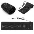 Flexible Keyboard - USB Interface Foldable and Portable Dustproof Waterproof Quiet. 