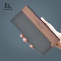 LouisWill Wallet Men Wallets Fashion Long Short Wallet PU Leather Long Wallet Business Wallets Men's Anti-theft Soft Wallet Splicing Two Fold Ultra-thin Long Wallet Travel Purses Coin Pouch ID Credit Cards Holders. 