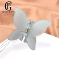 Fixed Hair Accessory Hair Claw Women Clip Shape Solid Color Double Layers Anti-slip Decoration Fixation Ponytail Lady Elastic Gripper Hair Claw Clip. 