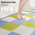 1 PIECE Non-Slip 30 x 30 Mat Bathroom Toilet Kitchen Non-Slip Mat Large Area Hollow Out Mesh Mat PVC Carpet. 