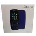 Nokia 105 Dual Sim 4th Edition With Warranty Feature Push button Phone 1.77" Display Battery Long Standby Flashlight Radio. 