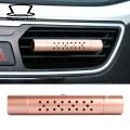 Car Solid Incense Stick Compact Metal Car Aromatherapy Clip with 5 Essential Oil Sticks Refreshing Fragrance for Auto Vent Southeast Asian Buyers' Choice. 