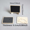 10PCS Mini Chalkboard Signs With Easel Wedding, Birthday Parties, Message Board Signs And Event Decor Wooden Place Cards. 