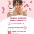 Nature Glow Glutathione Collagen Glow Strawberry Flavor Organic Chewable Gummies - 60. 
