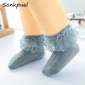 Baby Girl Socks Breathable Cotton Lace Ruffle Princess Mesh Socks Children Ankle Short Sock White Pink Yellow Girls Kids Toddler. 
