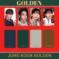 Nightmaree BTSs BTS JUNG KOOK Jungkook GOLDEN album SOLO collection photo card peripheral postcards. 