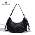 David Jones Paris women crossbody bag pu leather female handbag small lady shoulder bag. 